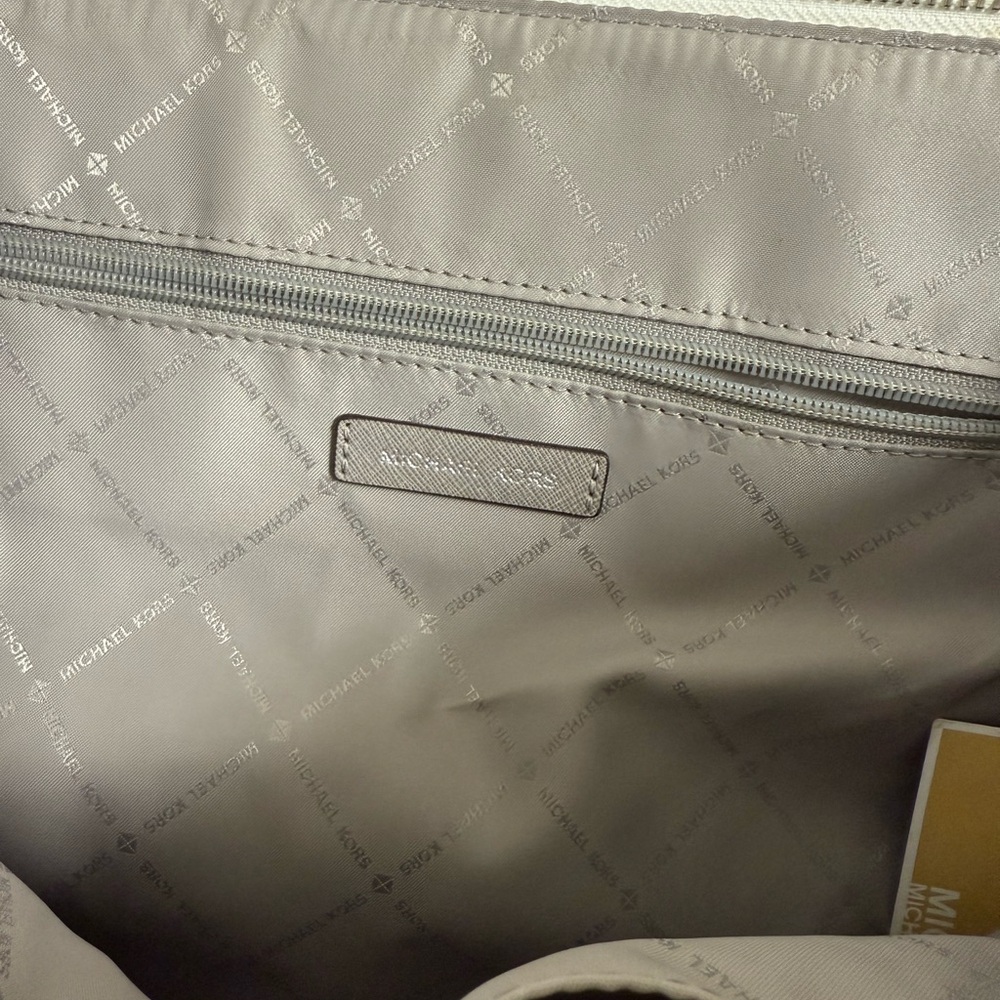 White And Grey Mk Pattern Michael Kors Medium Siz… - image 6